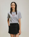 Short Falda Azul Acero,NEGRO